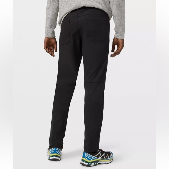 Lululemon Mens ABC Pant Classic Fit Size 36 Black Trousers 33”‎ inseam - Picture 14 of 16